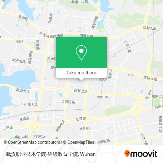 武汉职业技术学院-继续教育学院 map