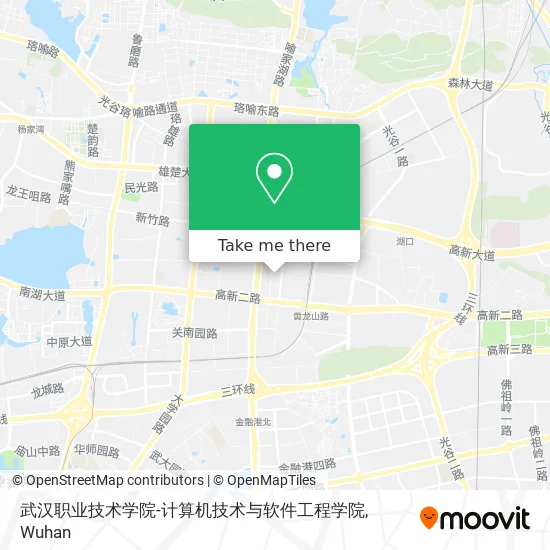 武汉职业技术学院-计算机技术与软件工程学院 map