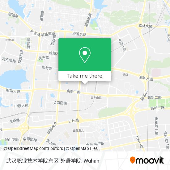武汉职业技术学院东区-外语学院 map