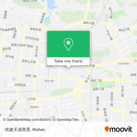 统建天成美景 map