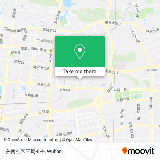 关南社区三期-8栋 map