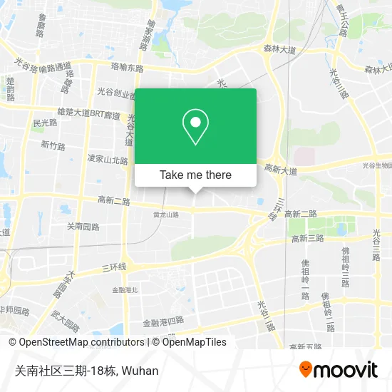 关南社区三期-18栋 map