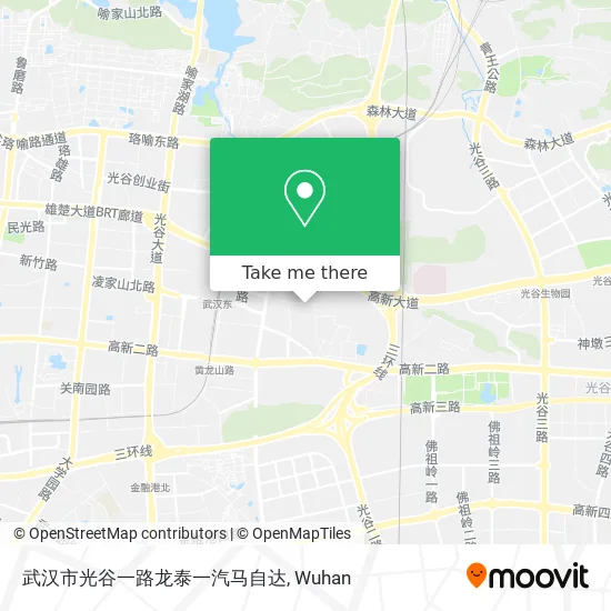 武汉市光谷一路龙泰一汽马自达 map