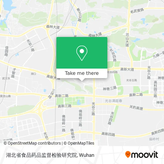 湖北省食品药品监督检验研究院 map