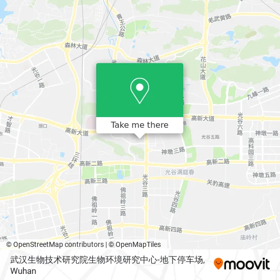 武汉生物技术研究院生物环境研究中心-地下停车场 map