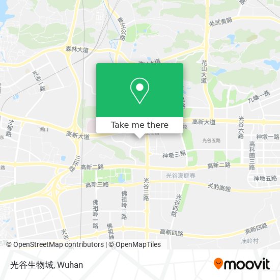 光谷生物城 map