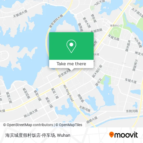 海滨城度假村饭店-停车场 map