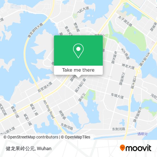 健龙果岭公元 map