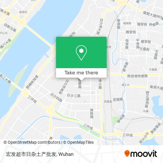 宏发超市日杂土产批发 map