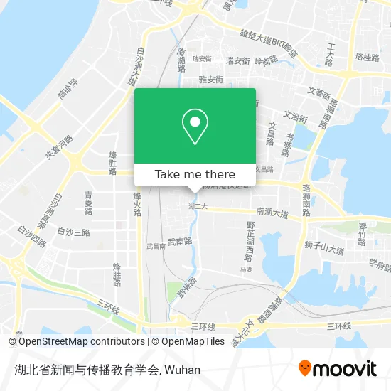湖北省新闻与传播教育学会 map