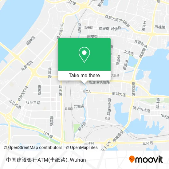 中国建设银行ATM(李纸路) map