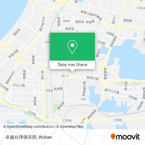 卓越台球俱乐部 map