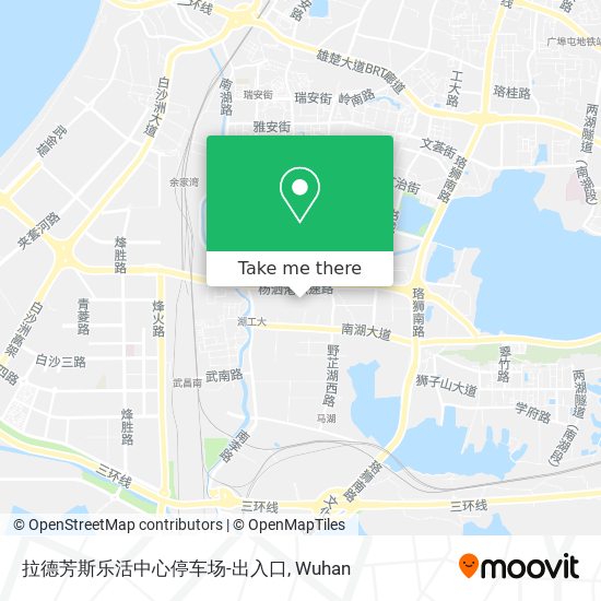 拉德芳斯乐活中心停车场-出入口 map