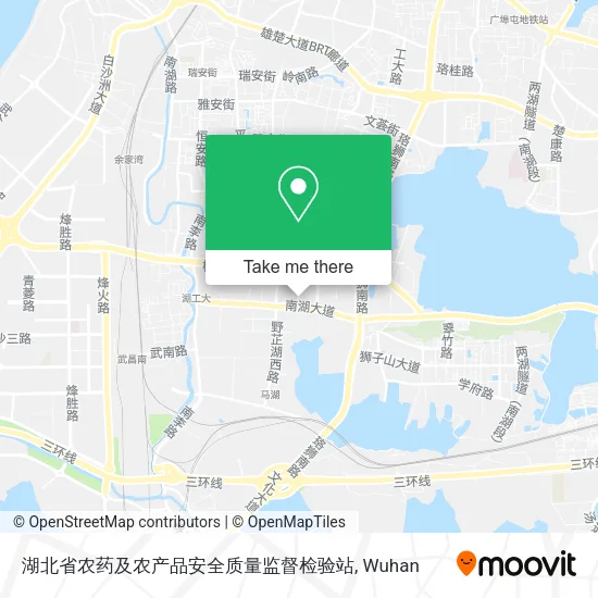 湖北省农药及农产品安全质量监督检验站 map
