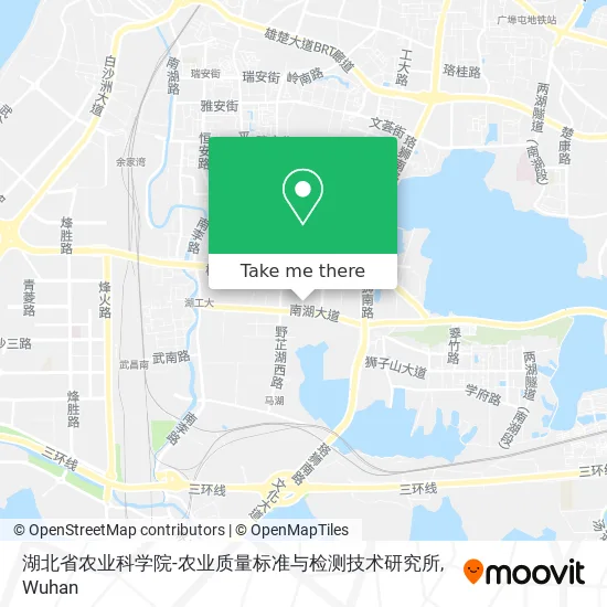 湖北省农业科学院-农业质量标准与检测技术研究所 map
