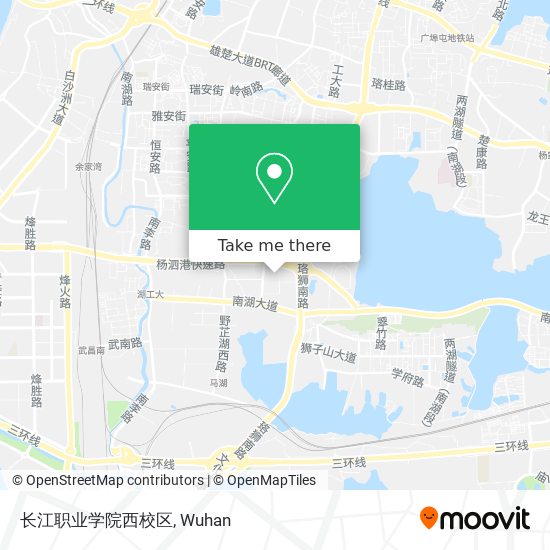长江职业学院西校区 map