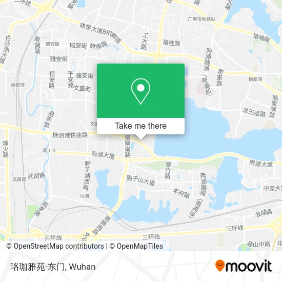 珞珈雅苑-东门 map