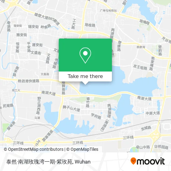 泰然·南湖玫瑰湾一期-紫玫苑 map