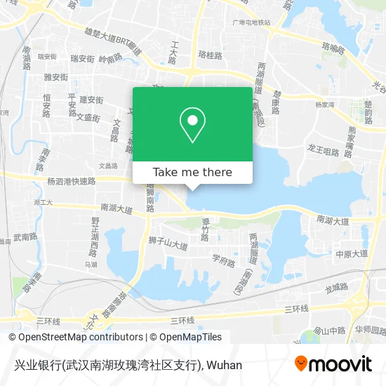 兴业银行(武汉南湖玫瑰湾社区支行) map