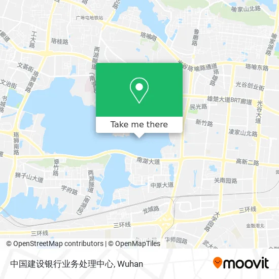 中国建设银行业务处理中心 map