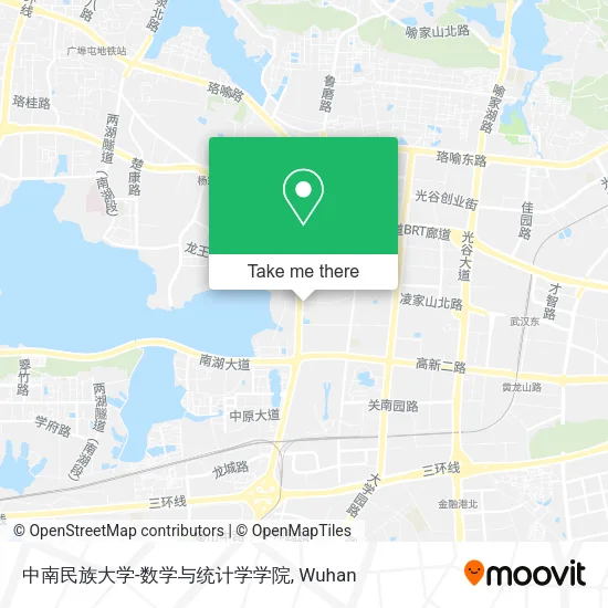 中南民族大学-数学与统计学学院 map
