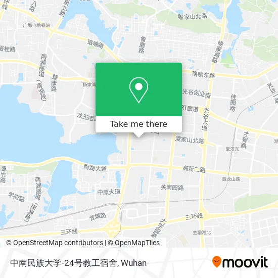 中南民族大学-24号教工宿舍 map