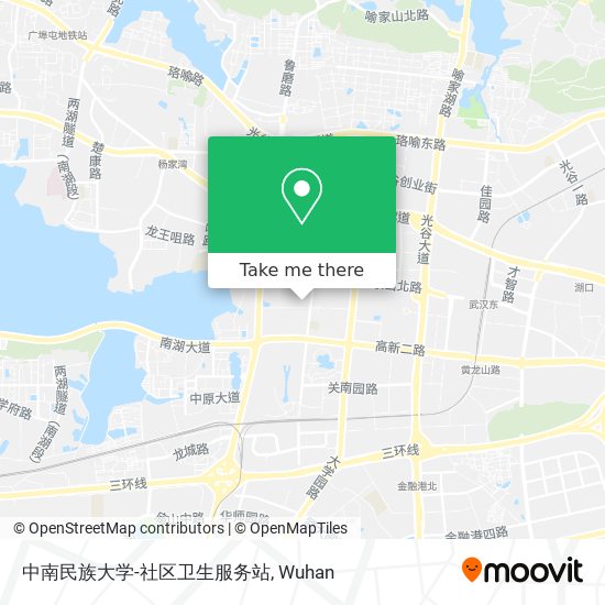 中南民族大学-社区卫生服务站 map
