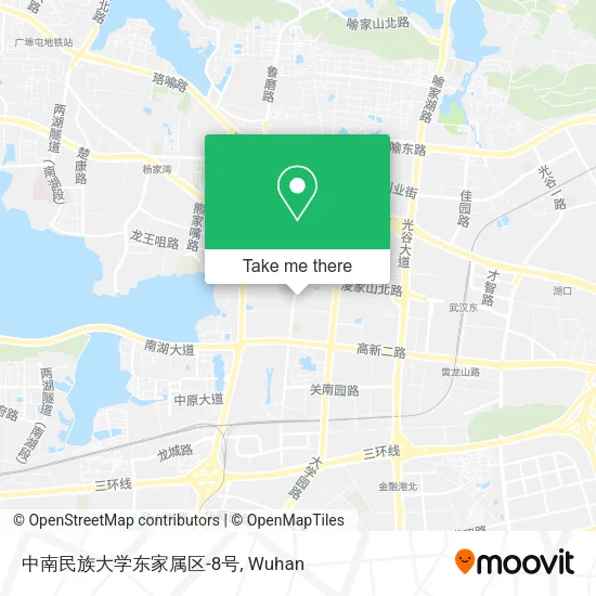 中南民族大学东家属区-8号 map