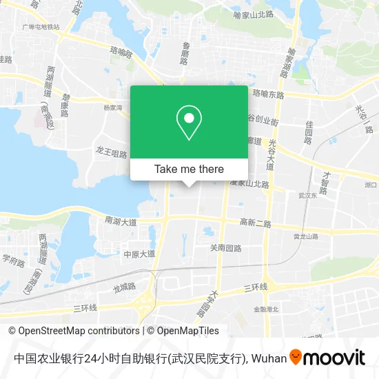 中国农业银行24小时自助银行(武汉民院支行) map