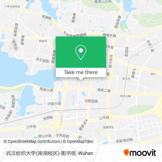 武汉纺织大学(南湖校区)-图书馆 map