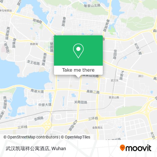 武汉凯瑞祥公寓酒店 map