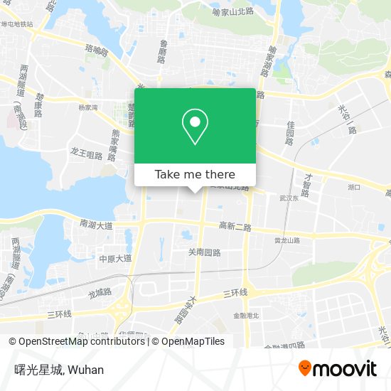 曙光星城 map