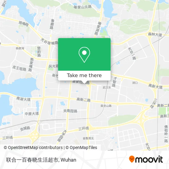 联合一百春晓生活超市 map