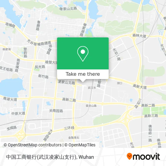 中国工商银行(武汉凌家山支行) map