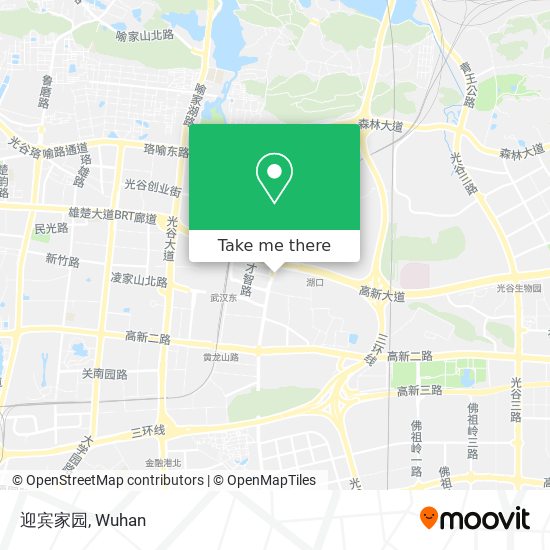 迎宾家园 map