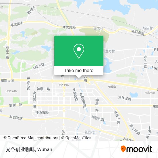 光谷创业咖啡 map