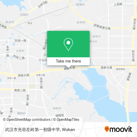 武汉市光谷左岭第一初级中学 map