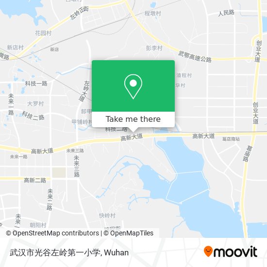 武汉市光谷左岭第一小学 map