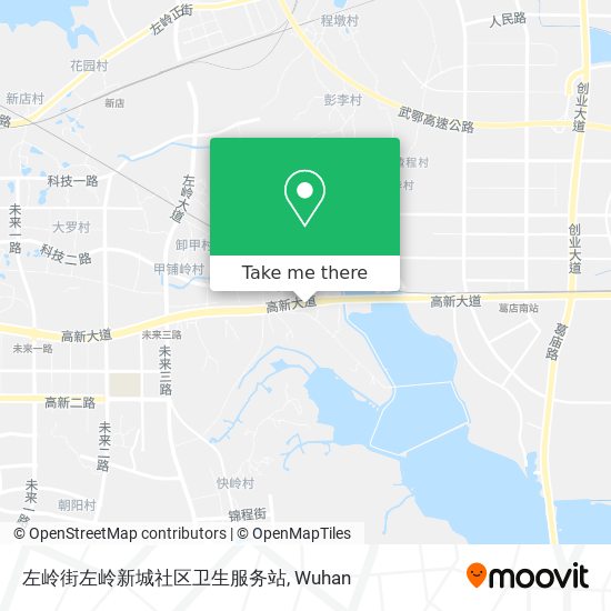 左岭街左岭新城社区卫生服务站 map