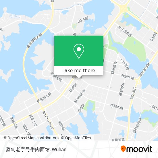 蔡甸老字号牛肉面馆 map