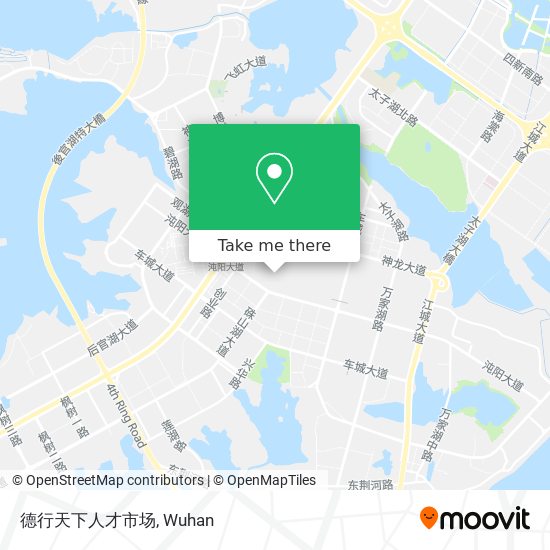 德行天下人才市场 map