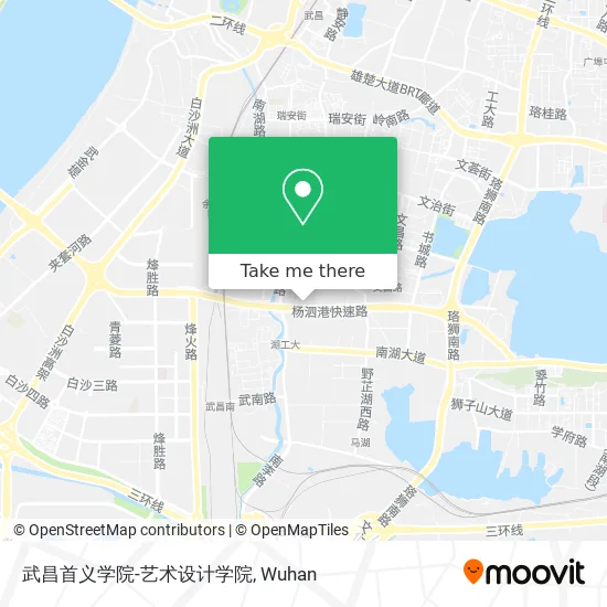 武昌首义学院-艺术设计学院 map