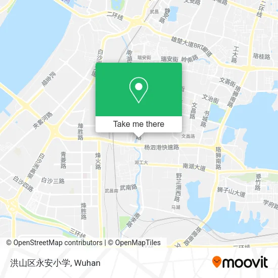 洪山区永安小学 map