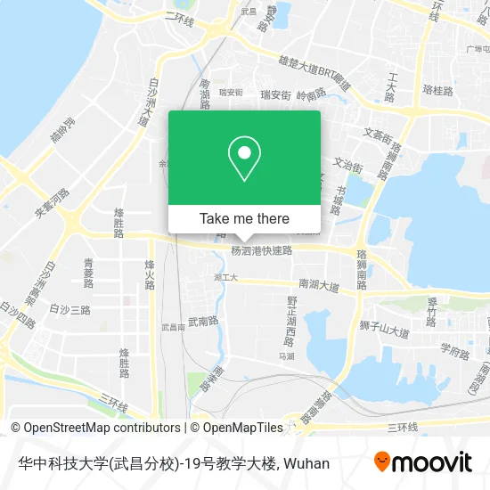 华中科技大学(武昌分校)-19号教学大楼 map