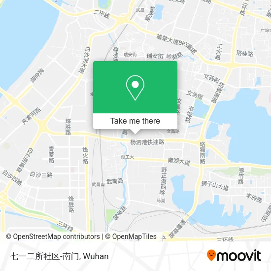 七一二所社区-南门 map