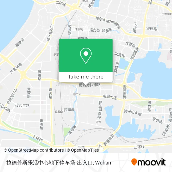 拉德芳斯乐活中心地下停车场-出入口 map