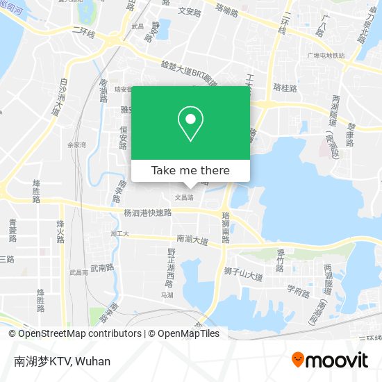 南湖梦KTV map