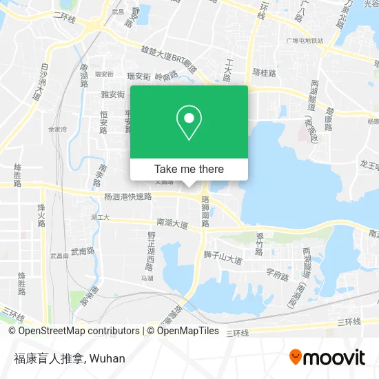 福康盲人推拿 map