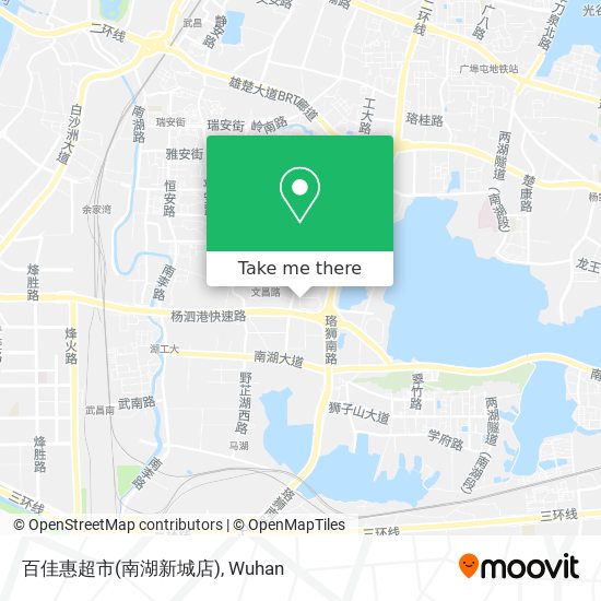 百佳惠超市(南湖新城店) map