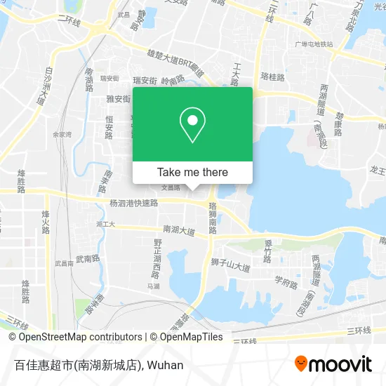 百佳惠超市(南湖新城店) map
